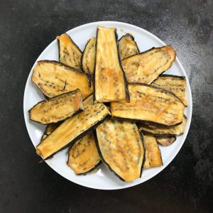 japanese eggplant with miso glaze