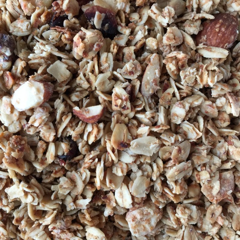 granola and nuts