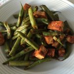 stir fry tofu with green beans