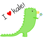 I love Kale dinosaur
