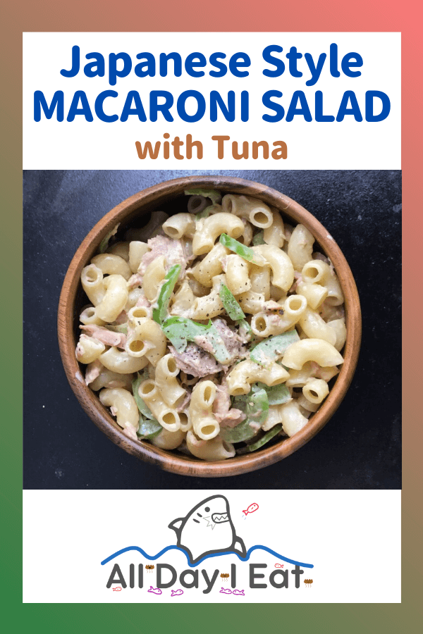 Japanese Style Macaroni Salad with Tuna