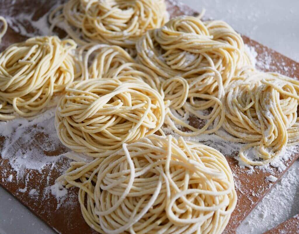 Creamy Mentaiko Pasta with Fresh Spaghetti (3)