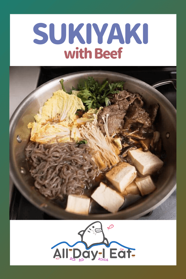 How to Make Sukiyaki with Beef (Japanese Hot Pot)