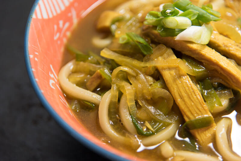 Green Curry Udon Noodle Soup - This Savory Vegan