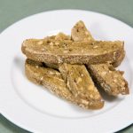 matcha biscotti with whole wheat pastry flour side
