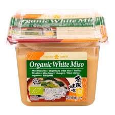 Organic White Miso in a tub