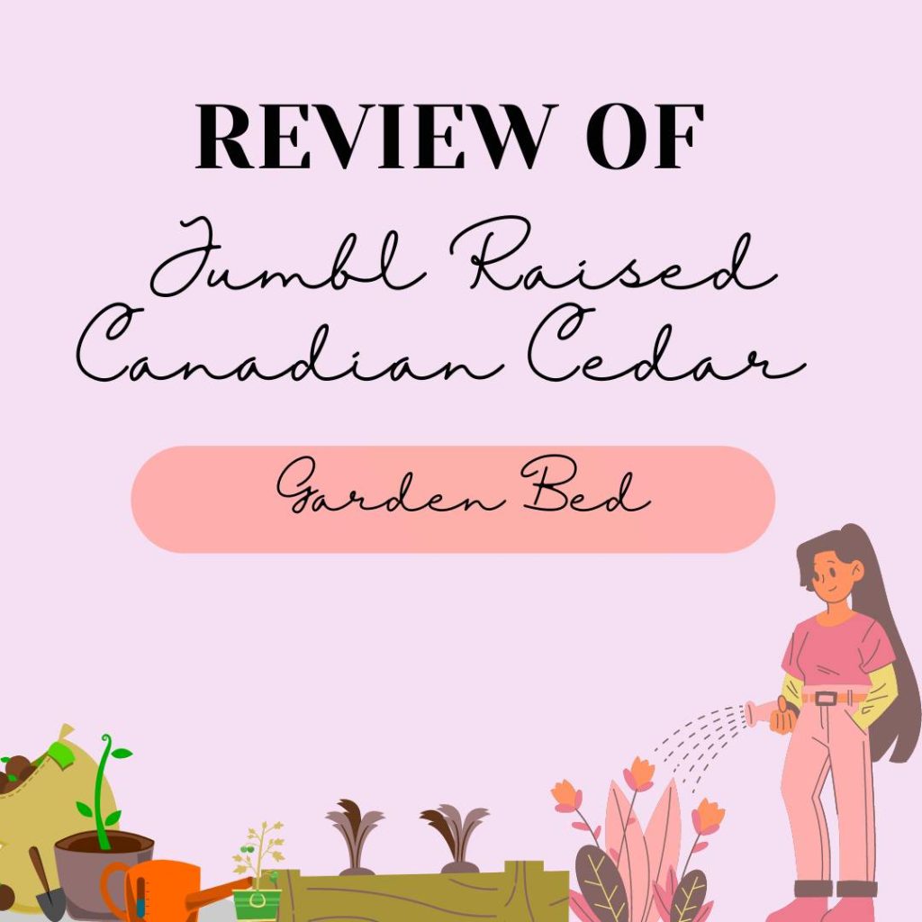 Review of Jumbl Raised Canadian Cedar Garden Bed
