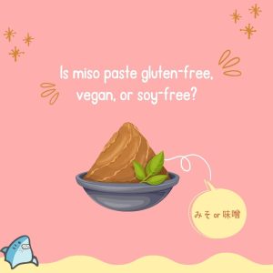 Is miso paste gluten-free, vegan, or soy-free