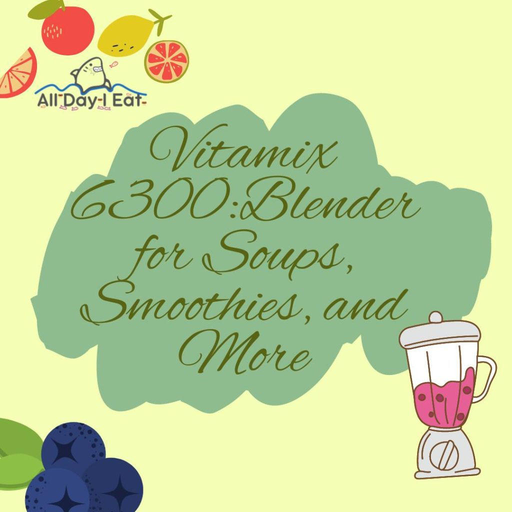 Vitamix 6300:Blender for Soups, Smoothies, and More