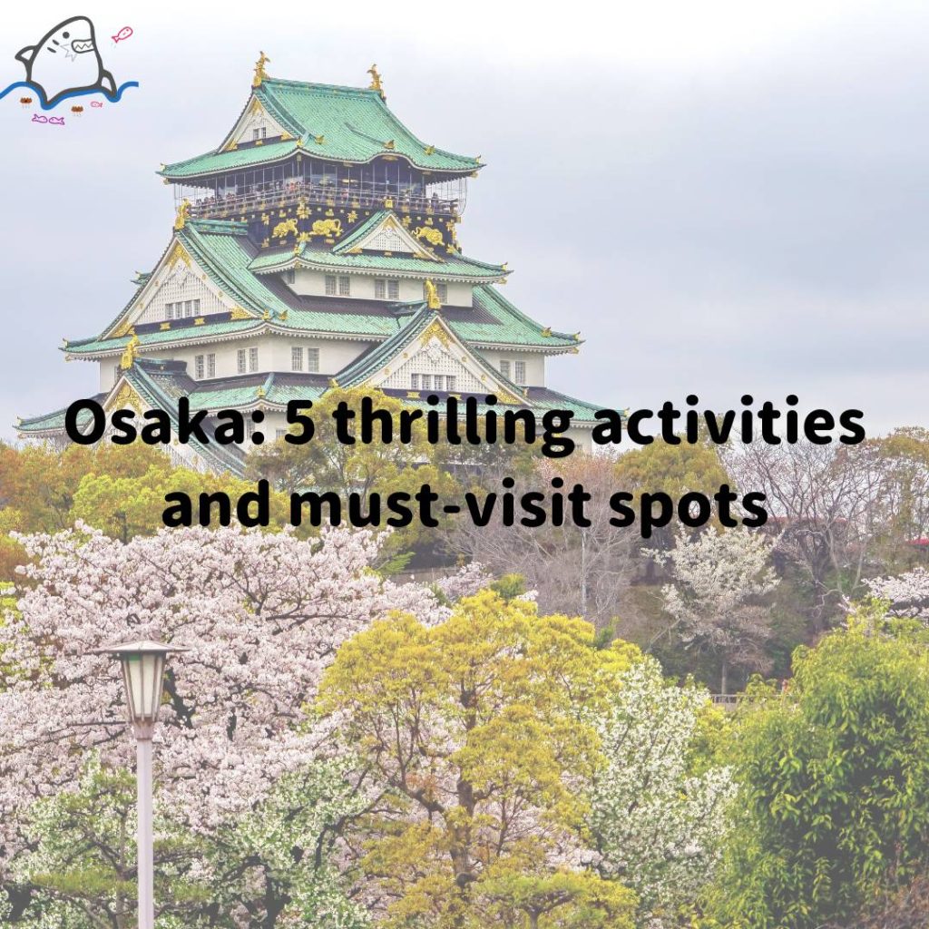 Osaka 5 thrilling activities and must visit spots.