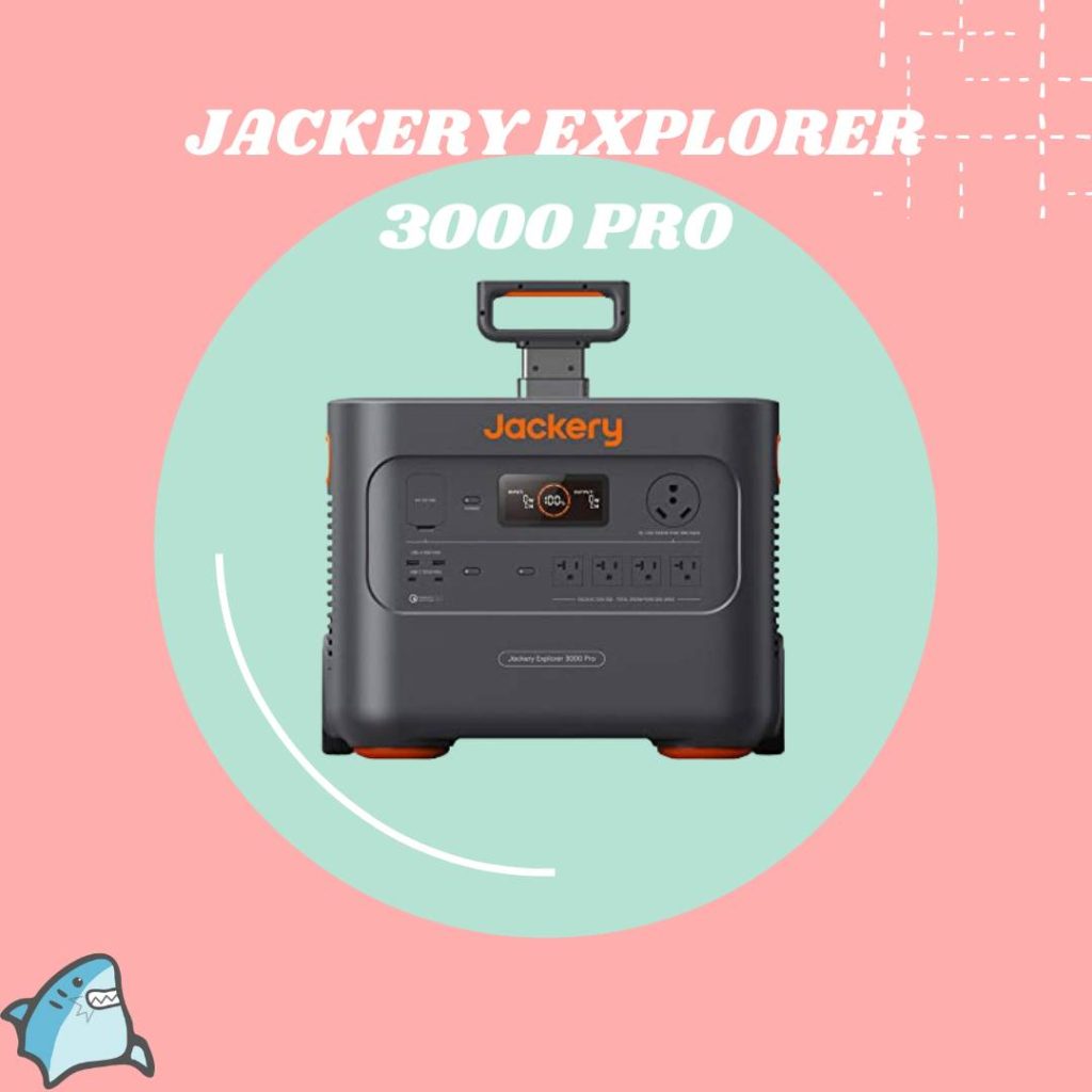 Portable power station Jackery Explorer 3000 Pro.