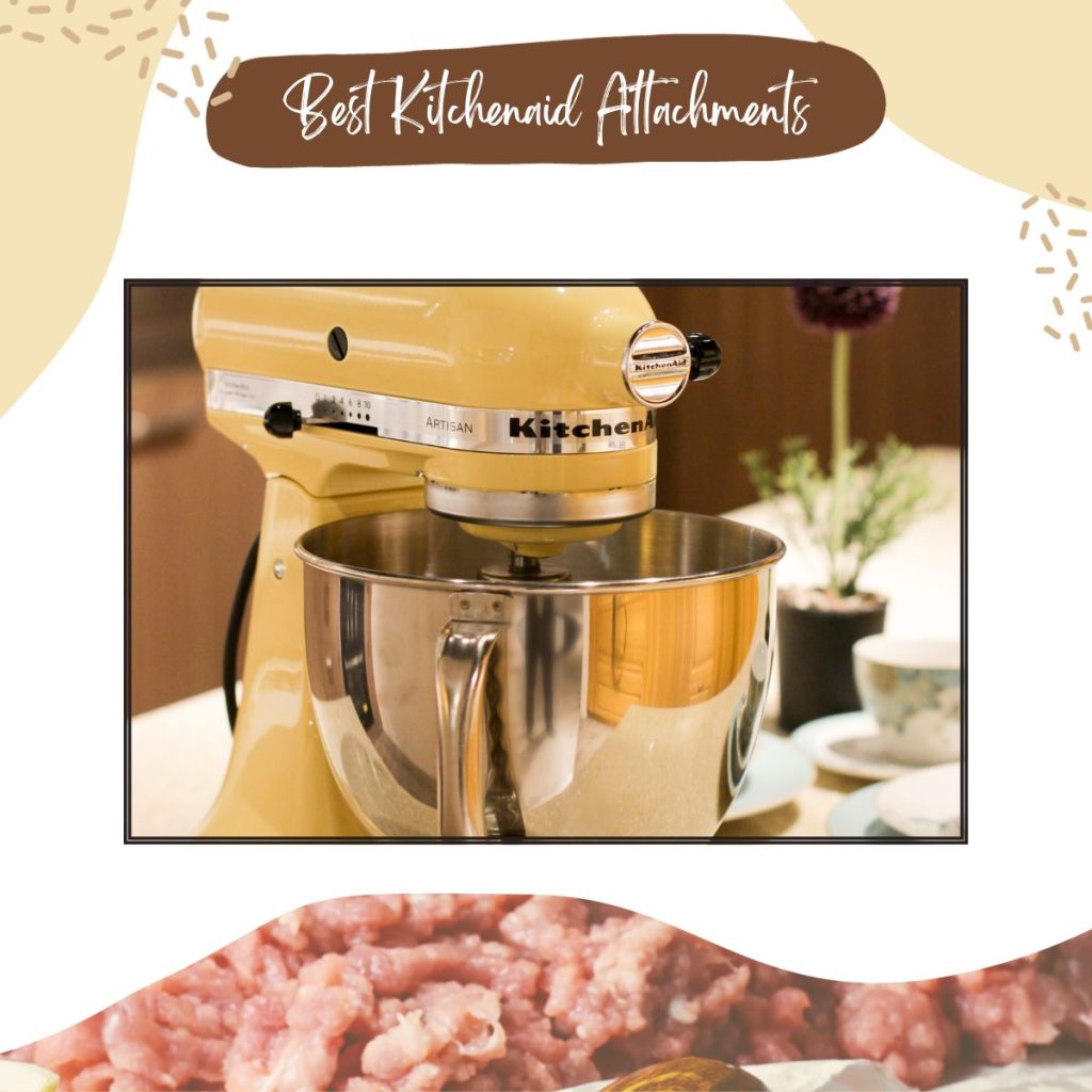 KITCHTREE Meat Grinder Attachment for KitchenAid Stand Mixers Includes Food  Grinder Attachment and Sausage Stuffer Attachment