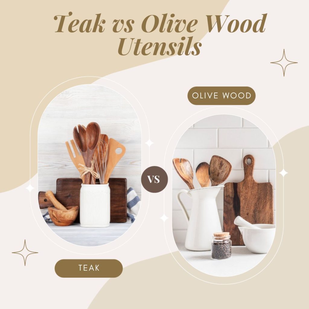 Teak vs Olive Wood Utensils