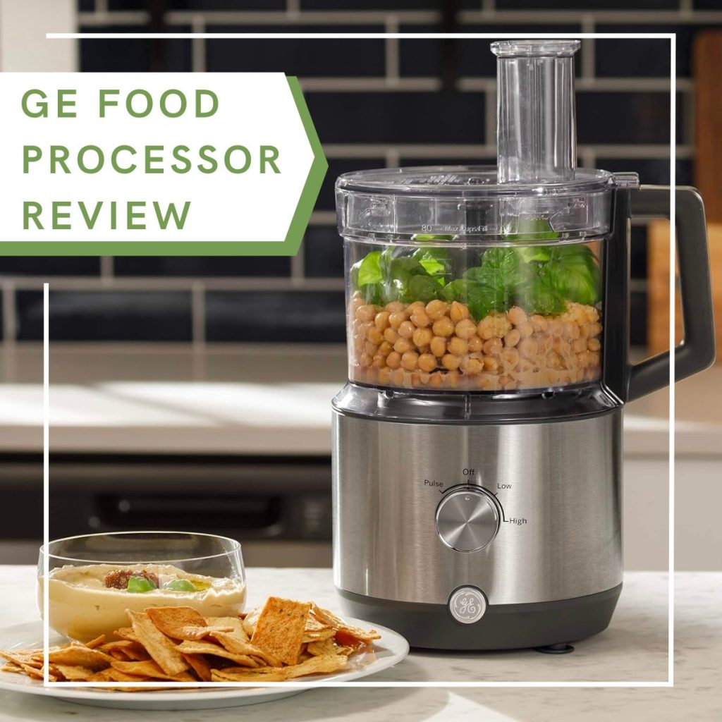 GE Appliances 12-Cup Food Processor with Accessories in Stainless Steel