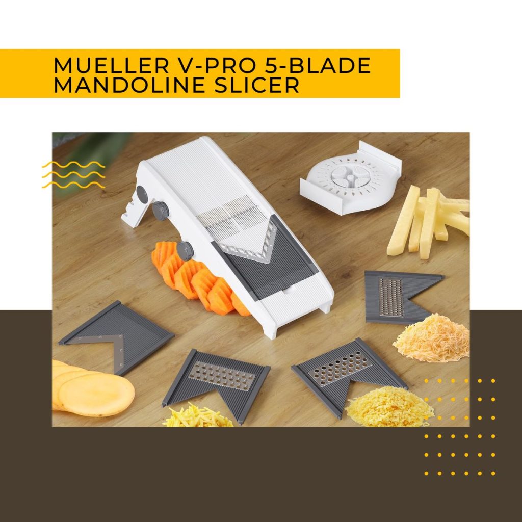 Mueller Austria V-Pro 5 Blade Adjustable Mandoline Slicer –