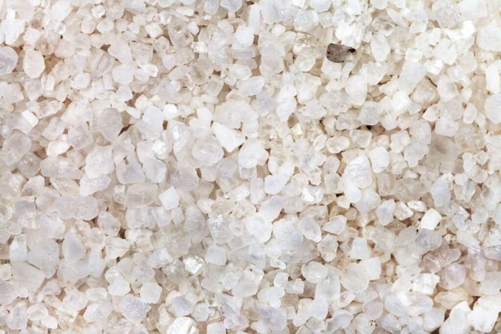 a close up image of Japanese sea salts