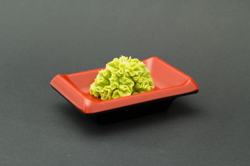 wasabi in a condiment bowl
