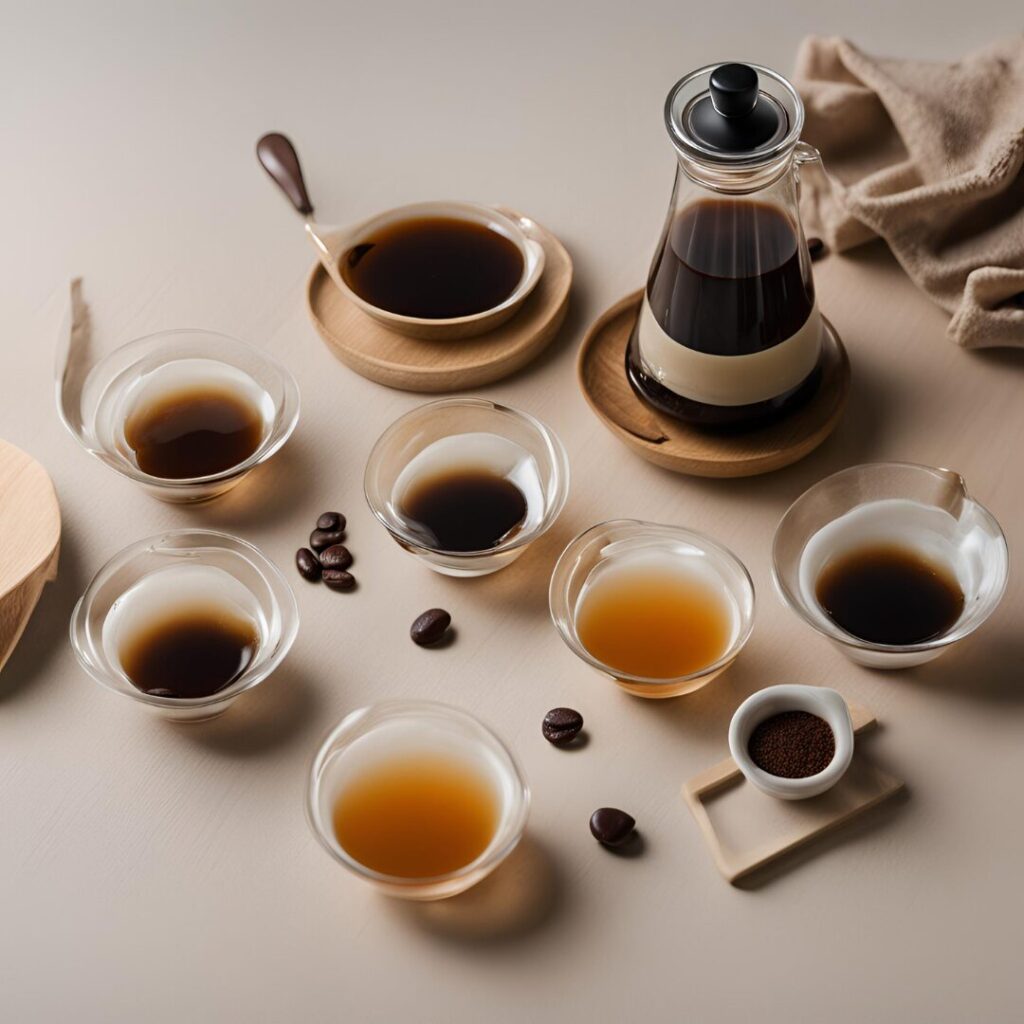 Japanese Style Coffee Jelly ingredients